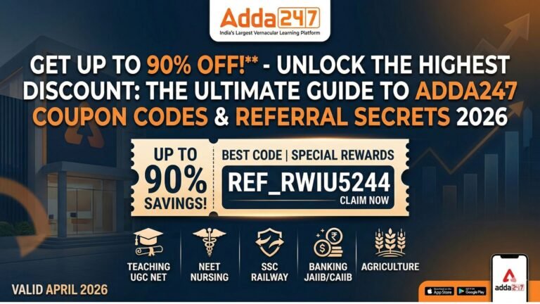 Adda247 Coupon Code 2026: Get 90% Off (SSC, Bank, NEET)