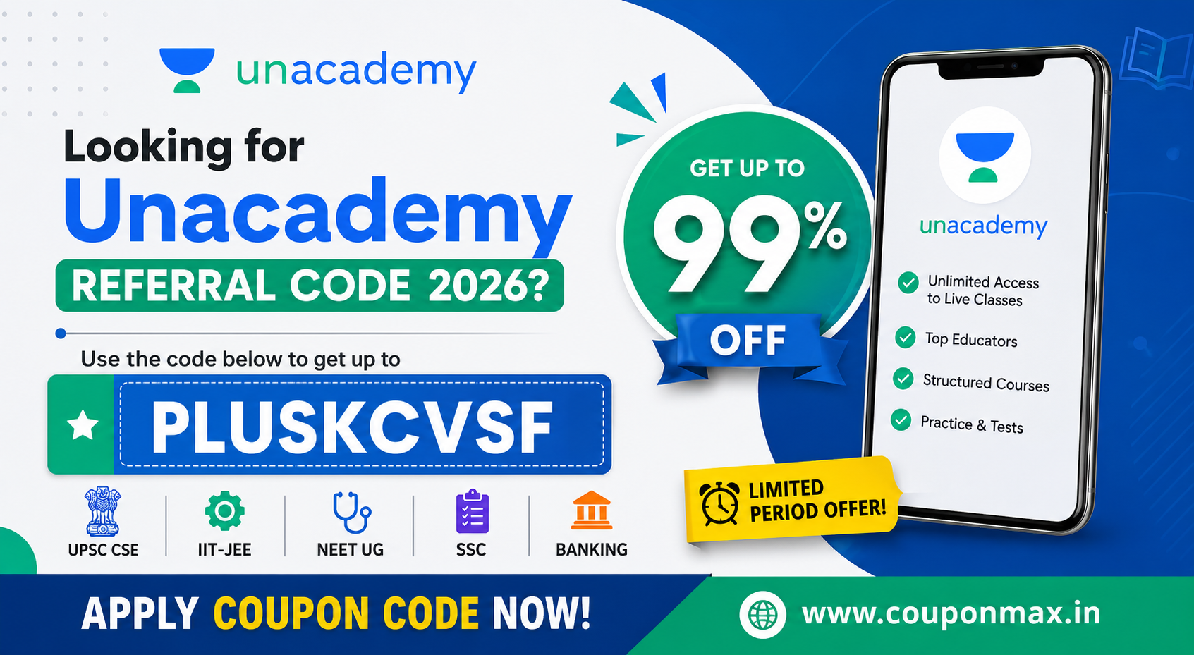 unacademy coupon code